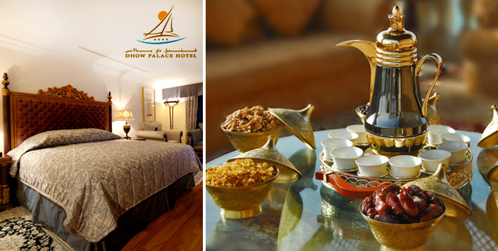 1, 2 or 3 Nights - Dhow Palace Hotel
