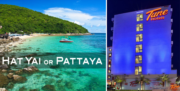 Stay in Hat Yai or Pattaya