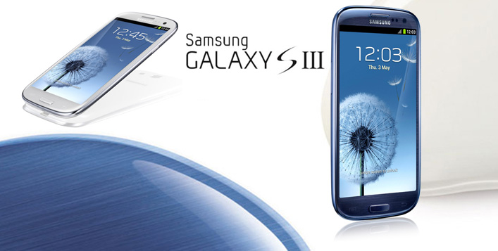 White/Blue Galaxy S3