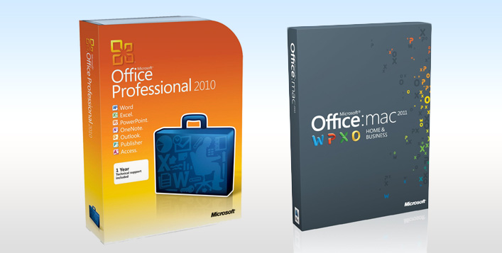Microsoft Office for Mac or Windows