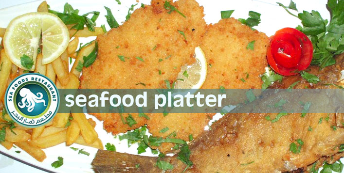 Enjoy the sea food platter