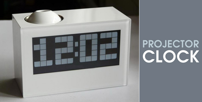 iphone projector clock