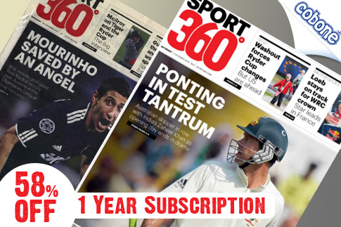 58% off 1 year membership for Sports 360°