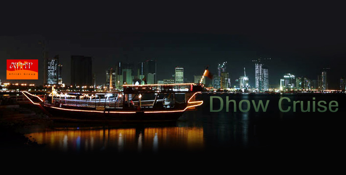 Two hour dhow cruise+dinner