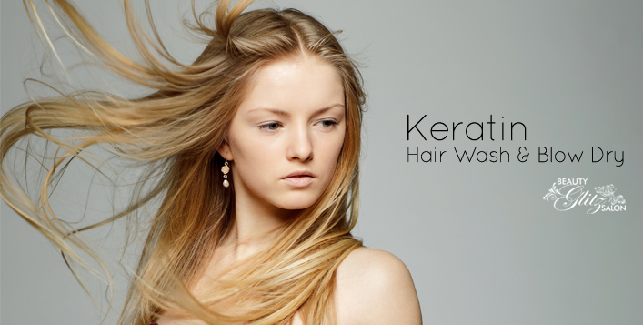 Shiny Hair with Brazilian Keratin