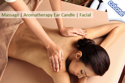Unwind with a massage, facial, aromatherapy
