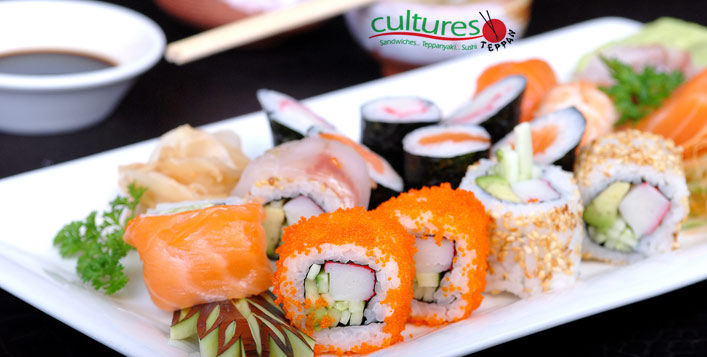 Cultures set Sushi menu
