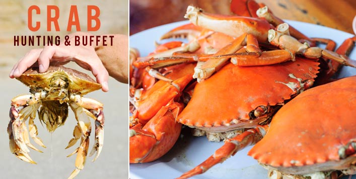 Crab Hunting Tour & Dinner Buffet