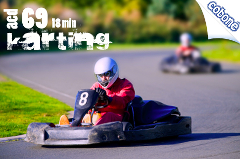 A fun-filled Go-Karting Cobone for AED 69!