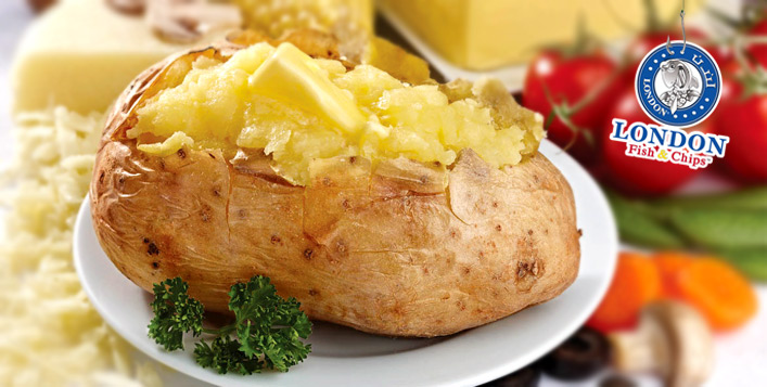 Baked Potato with 6 Toppings