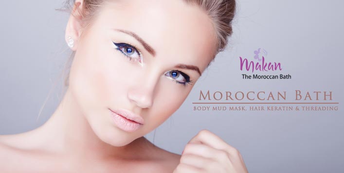 Moroccan bath, body mud mask