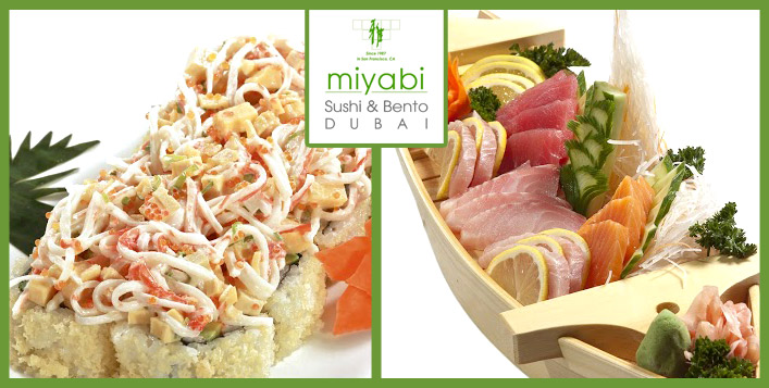 Dine at Miyabi Sushi & Bento