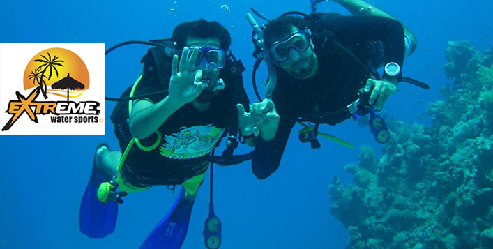 Underwater scuba diving experience