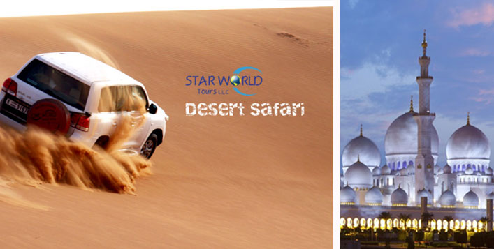 Desert Safari Trip+Abu Dhabi Tour
