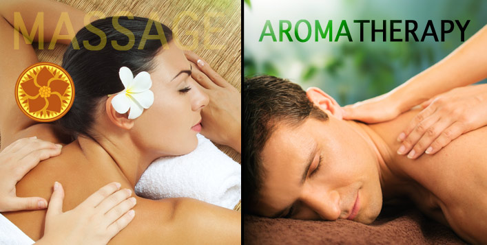 Aromatherapy massage & pool access