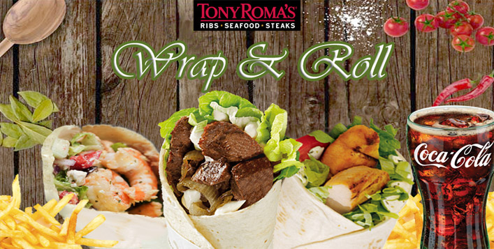 Tony Roma’s Wraps - 3 Locations