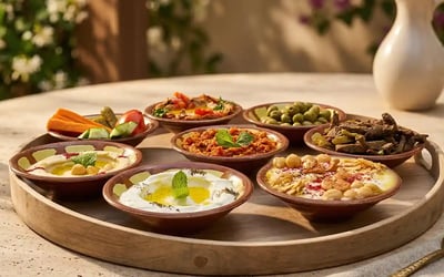 بوفيه فطور في فندق اليانا الخبر