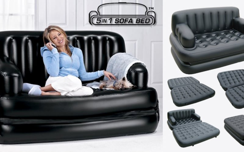 in Inflatable Air-O-Space Sofa Bed Cobone