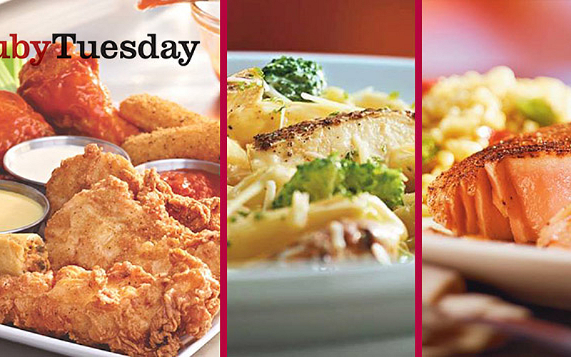 Set menu at Ruby Tuesday