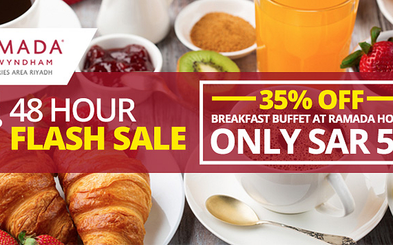 With hot drinks and juice!