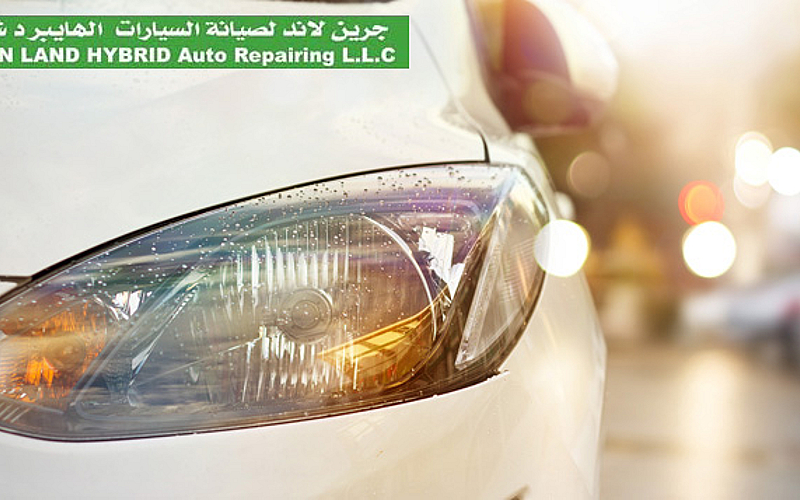 Cleaning, sanding & polishing of headlights