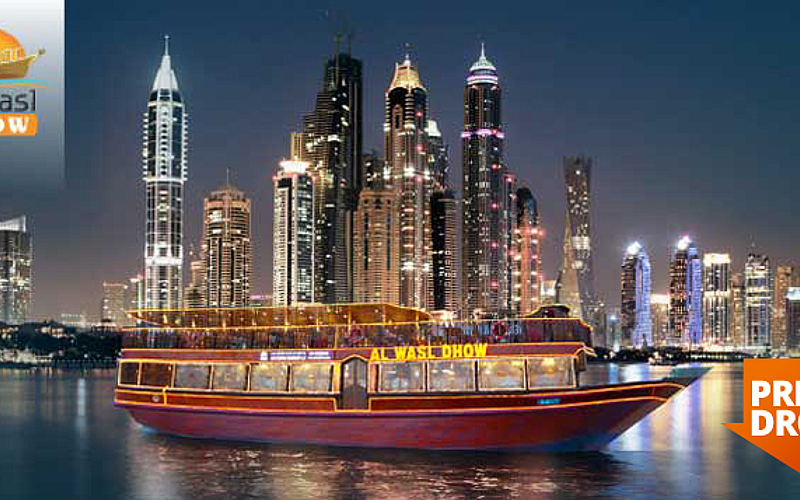 2-hour cruise with international buffet