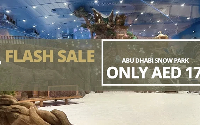 FLASH SALE! Entry Tickets to Abu Dhabi Snow Park for AED 174 only