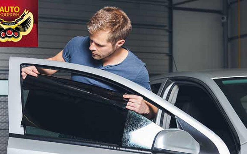Four side windows and rear window