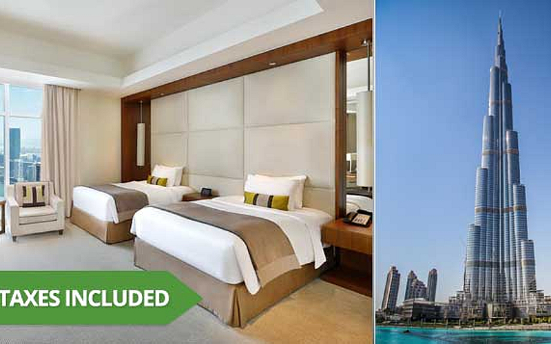 4-star or 5-star hotel stay with breakfast