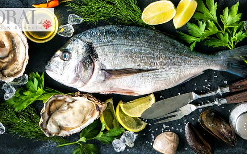 Fresh catch at Coral Beach Resort