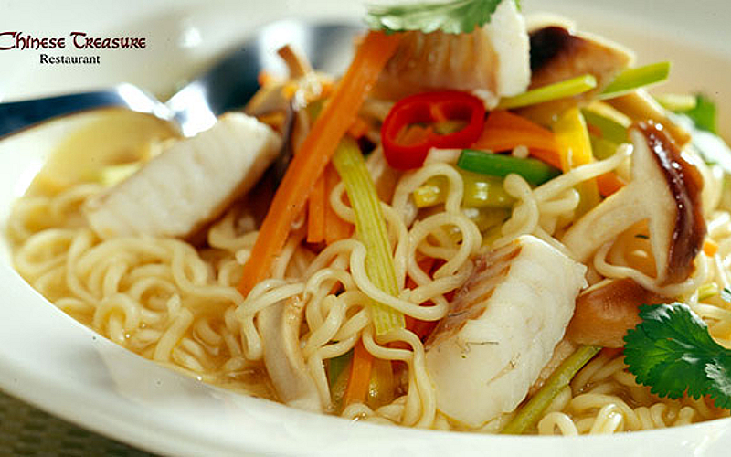 Enjoy delicious Chinese cuisine 