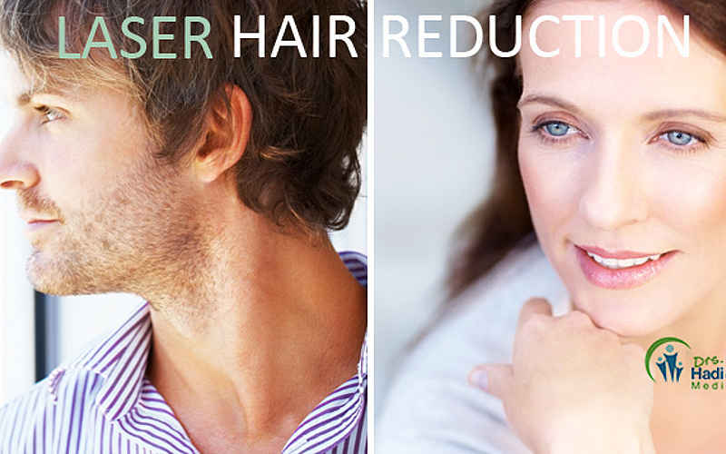 Laser hair reduction sessions