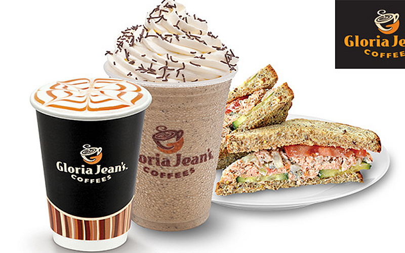 Enjoy tasty treats at Gloria Jean’s Coffee 