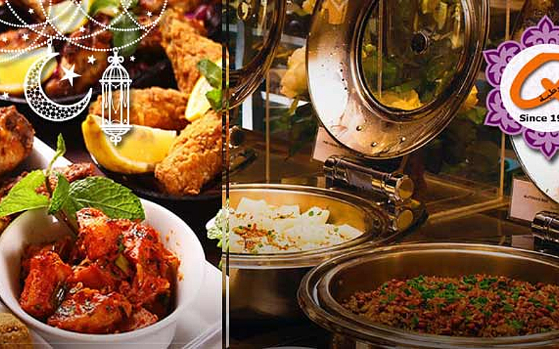 Iftar buffet or Suhour set menu meal