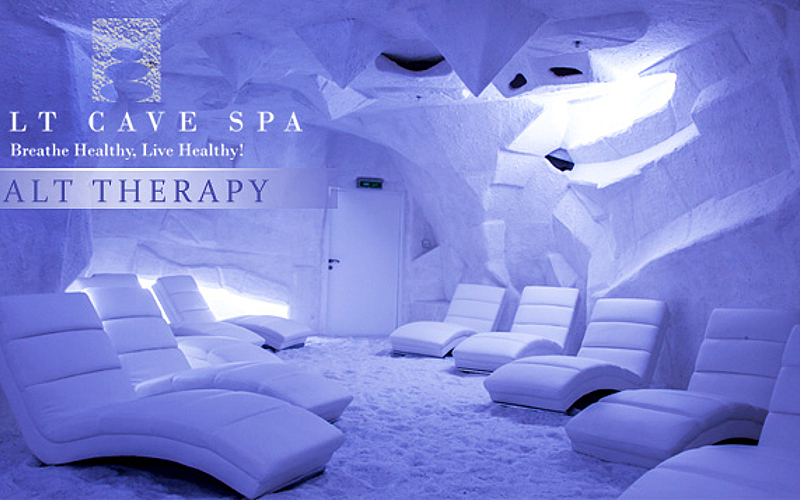 Relax for 45 mins in the Salt Cave Spa