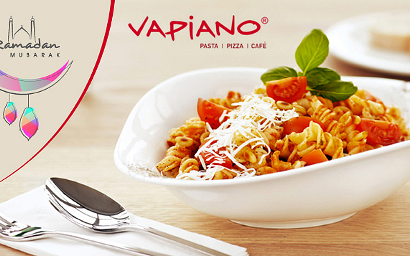 Italian Iftar set menu from Vapiano Cobone Offers