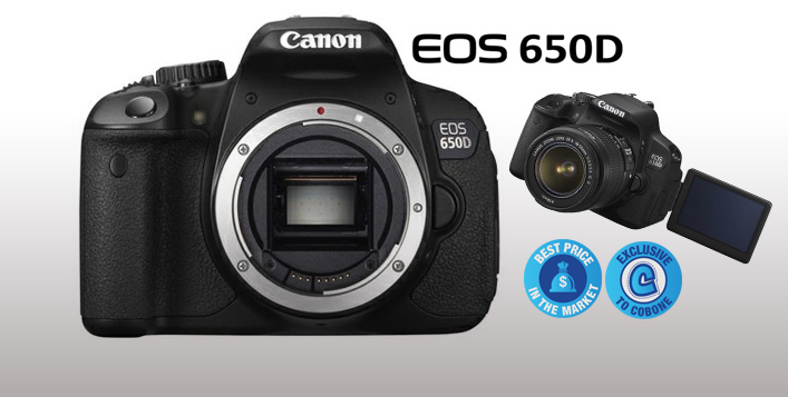 Canon EOS 650D Digital compact SLR camera Cobone