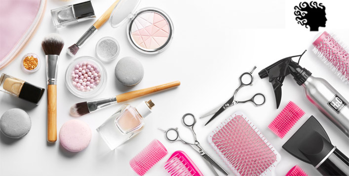 Skin cleansing, Makeup, Hairstyle, Manicure