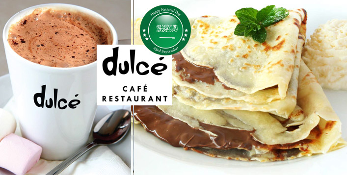 Crepe and coffee at Dulce