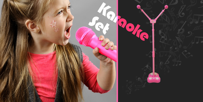 Dual Microphone Karaoke Set