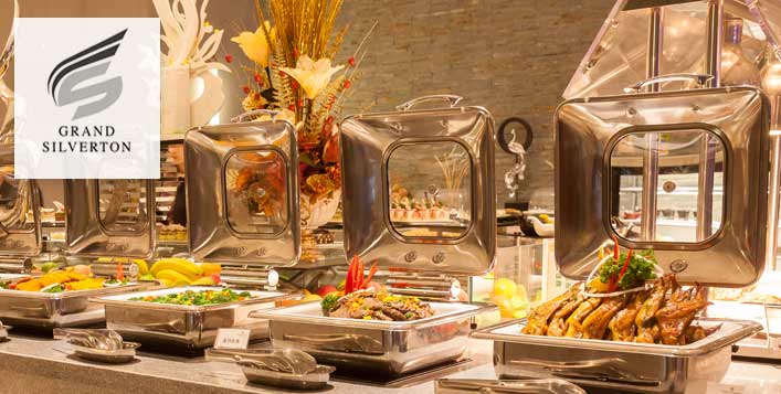 بوفيه غداء أو عشاء عالمي ابتداء من 35 ر س في فندق جراند سلفرتون كوبون صفقات