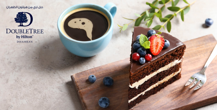 Cake and Hot Drink at DoubleTree Dhahran For SAR 24 Only | Cobone Offers
