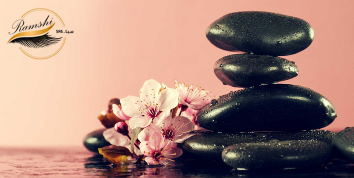 مساج سويدي أو بالأحجار الساخنة من رمشى الذهبى ابتداء من 79 ر. س. فقط