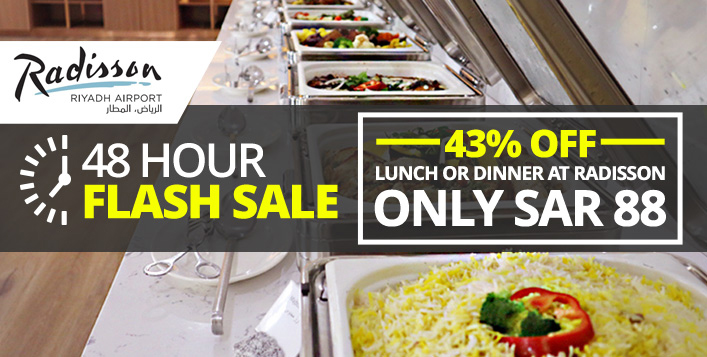 Lunch or Dinner Buffet at Radisson Hotel Riyadh Airport From SAR 44 ...
