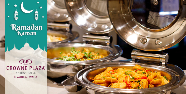 Iftar Buffet @ Crowne Plaza Riyadh Al Waha From SAR 98 Only | Cobone