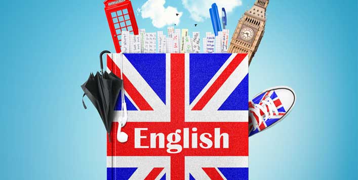 6 English levels available