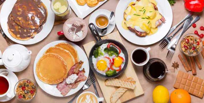 بوفيه فطور عالمي في فندق الوفت الظهران ابتداءً من 35 ر.س.