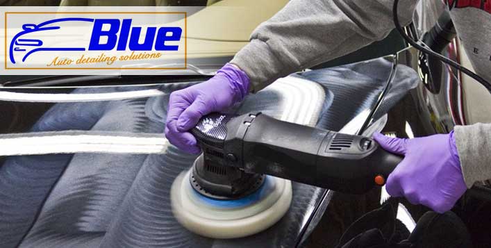 Blue Auto Detailing Solution