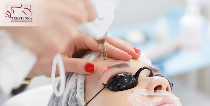 عرض على جلستين تشقير الحواجب بالليزر أي أم آي Ami كوبون