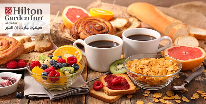 Breakfast Buffet Hilton Garden Inn Al Khobar Cobone